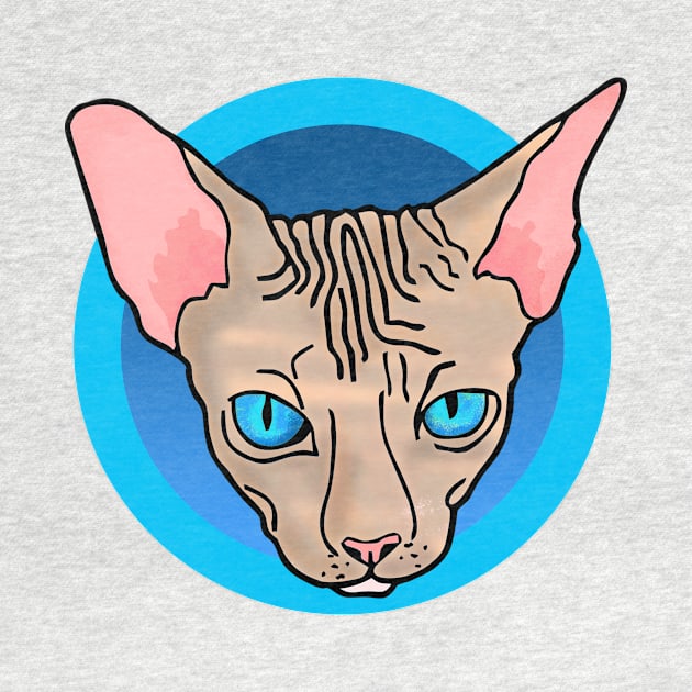 Sphynx cat Lover Cat Love Hairless Cat by Fersan